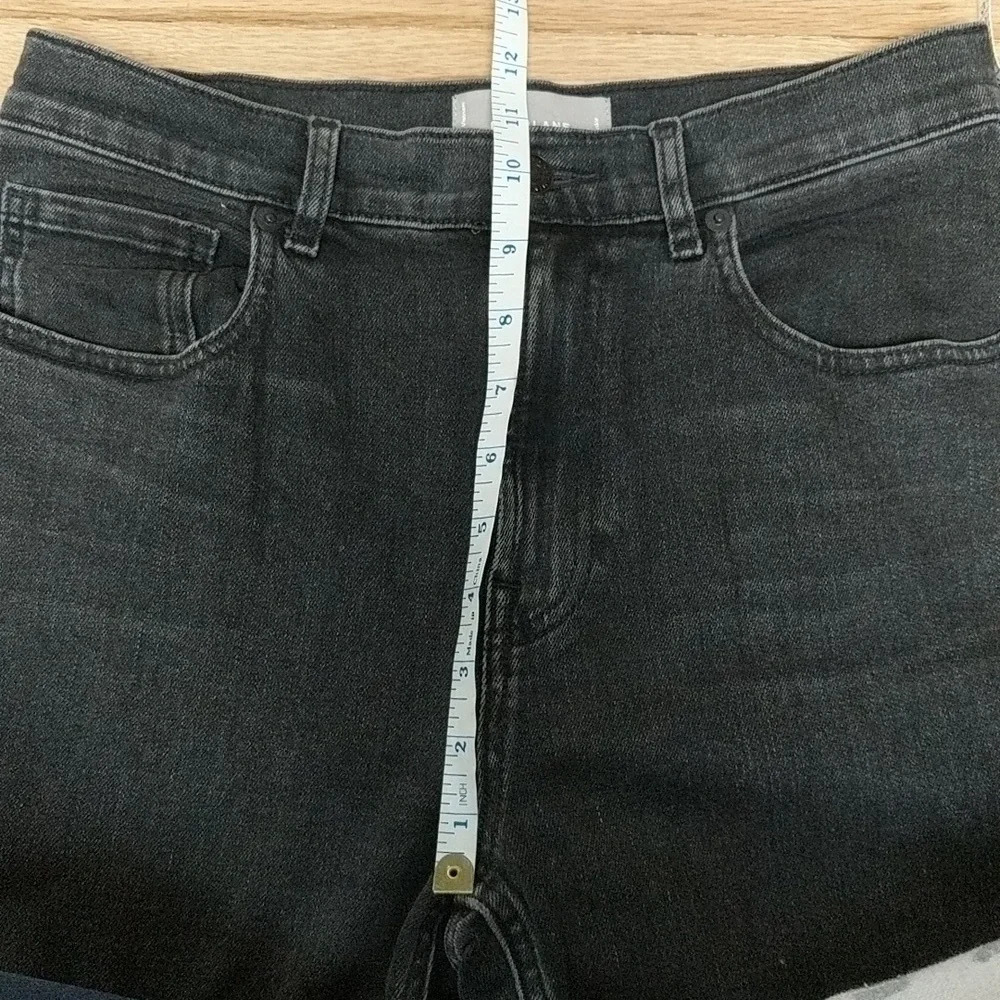 Everlane Jeans Ankle High Waisted Straight Leg Denim Black Size 28 - Picture 9 of 11